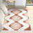 Demartino Southwestern Orange/Ivory Area Rug-232897880