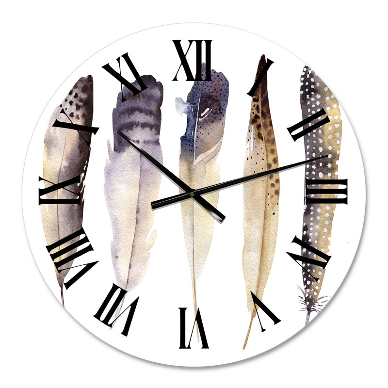 Horloge murale bohème et éclectique Boho, Petit