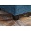 Chaise longue avec et rangement - Coussin en chenille bleu confortable-445464301