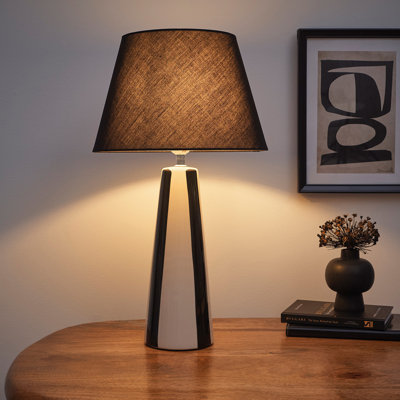 Ceramic & Fabric Table Lamp