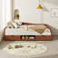 Lit de jour rembourré avec 2 tiroirs de rangement et tablette rembourrée-602043040-602043043
