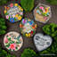 Figurine décorative de jardin coloré 9,5 po