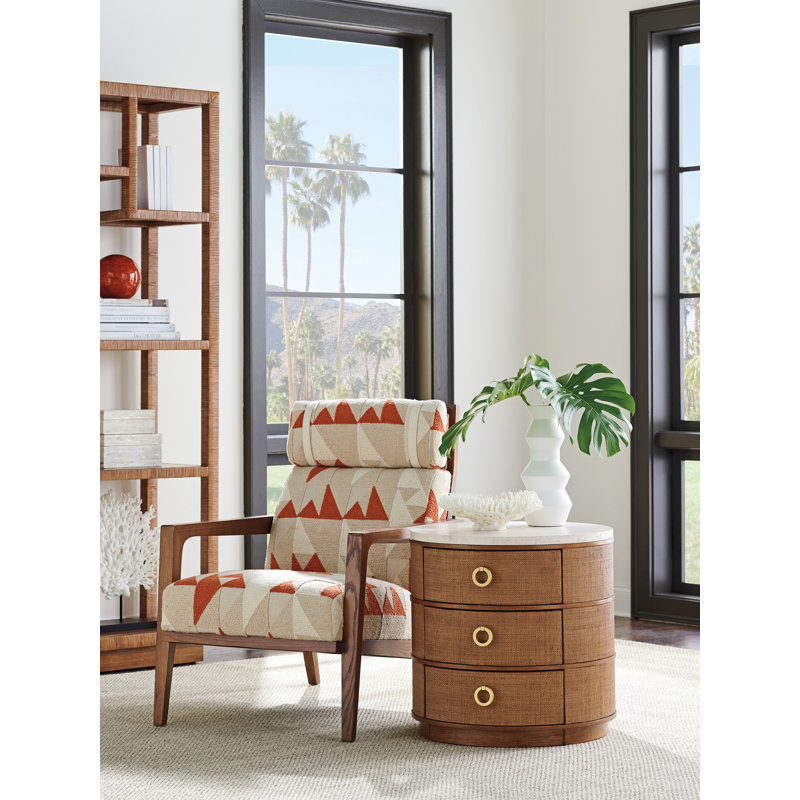 Palm Desert Drum 3 - Drawer End Table