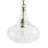 1-light Rippled Glass Water Drop Pendant-107381852