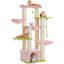 Grand arbre à chat de 67 pouces, avec 13 poteaux à griffer épais, condo pour chat à plusieurs niveaux, grand perchoir et hamacs pour grands chats d'intérieur-1207952638
