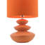 Discus Ceramic Table Lamp With Shade-1707844898