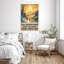 «Skiing The Mountains Are Calling On», impression sur toile-334974329