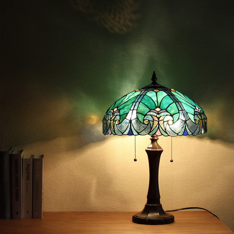 Lampe de table brune Tiffany 23 po Beeston