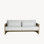 Biscayne 36.75 " W Straight Patio Sofa with Cushions