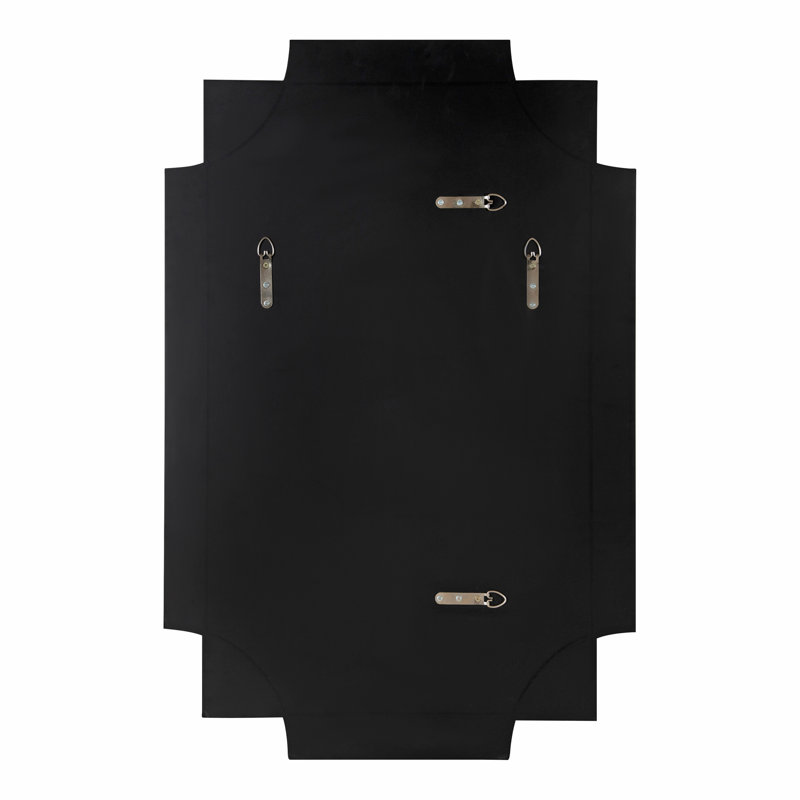Miroir mural Ocilla, Noir, 24 po x 36 po