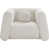 Tissu crème bouclé sélectionné