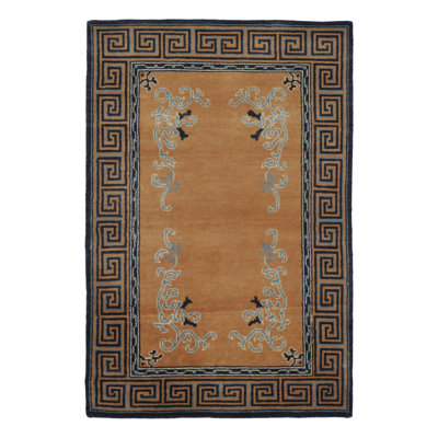 Art Deco Handmade Wool Area Rug
