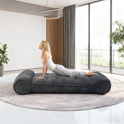 Indoor Reclining Chaise Lounge With Adjustable Backrest Recliner by Mercer41