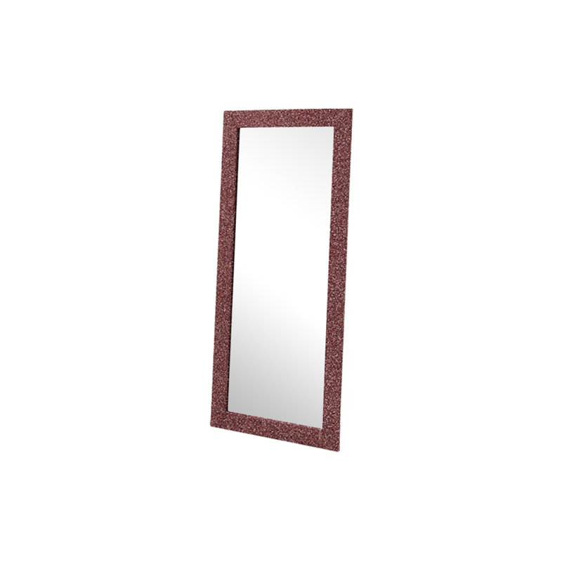 Rectangle Fabric+Solid Wood Full Length Mirrors