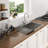 25 X 22 X 9 Inch Kitchen Sink Drop In 16 Gauge Stainless Steel 25" Single Bowl Topmount Kitchen Sink Basin