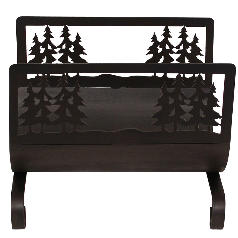 Porte-bûches en bois d’arbre