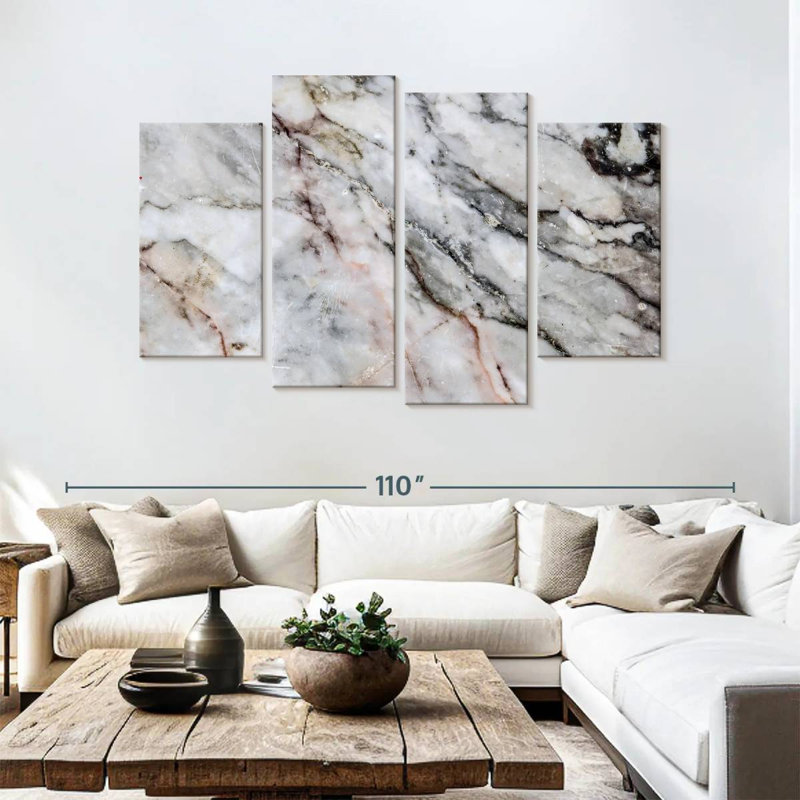 Abstract Marble Texture, 54" H x 84" W