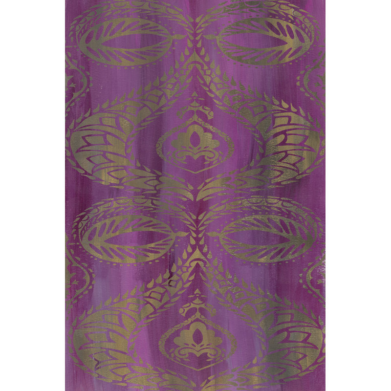Purple Arabesque I by Chariklia Zarris - Wrapped Canvas Art Prints, 91cm H x 61cm W x 3.8cm D