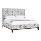 Michael Weiss Upholstered Wingback Bed