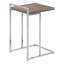 Table d'appoint en forme de C en métal et stratifié pour les collations, le salon, la chambre à coucher-442900357-446388378