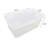 6PK Clear Plastic Storage Containers With Lids Stackable, 6.5 X 3.94 X 3.15 Inch, Square Storage Boxes Organizers For Classroom, Kids, Sorting