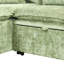 Lit modulaire convertible en, avec, 2 oreillers, ports - prises de rangement ergonomiques et romantiques relaxantes-893664382