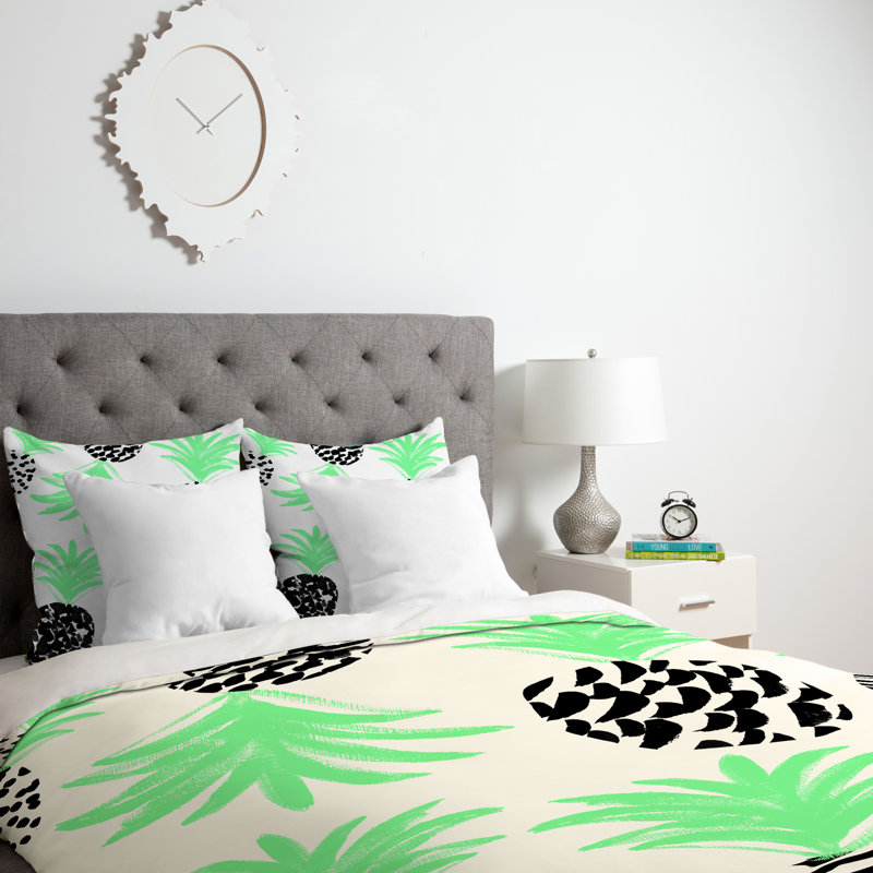 Housse de couette Pineapples, Housse de couette pour très grand lit