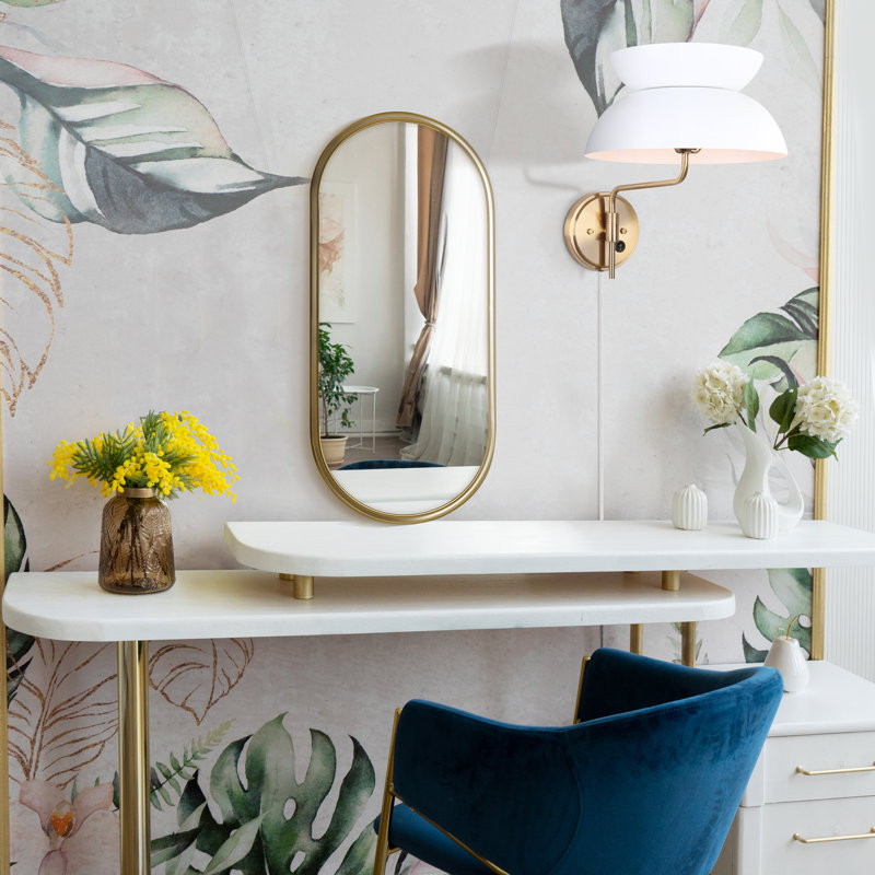 Kyshaun Plug-in Swing Arm Sconce