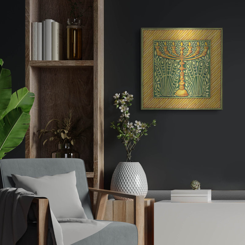 Art mural luxueux en métal «candélabre avec mains» par Andrea Strongwater, art mural en métal, H 24 po x l 24 po