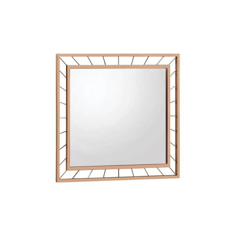 Miroir contemporain l 39,9 po, doré