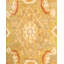 Tapis traditionnel doré noué à la main de conception unique 6 pi 1 po x 9 pi 3 po Keller