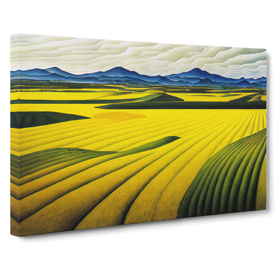 Sacred Wheat Field - Wrapped Canvas