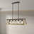 Alexia 5 - Light 35.83"W Brown/Black Pendant