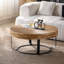 31.5" Round Wood Coffee Table-412112374