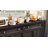 59" W Black Buffet Cabinet, Storage Sideboard with Drawer, Coffee Bar for Kicten & Living Room-1508943045