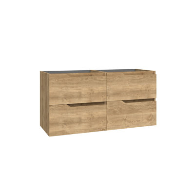 Base de meuble-lavabo double mural 46,4 po Menta seulement