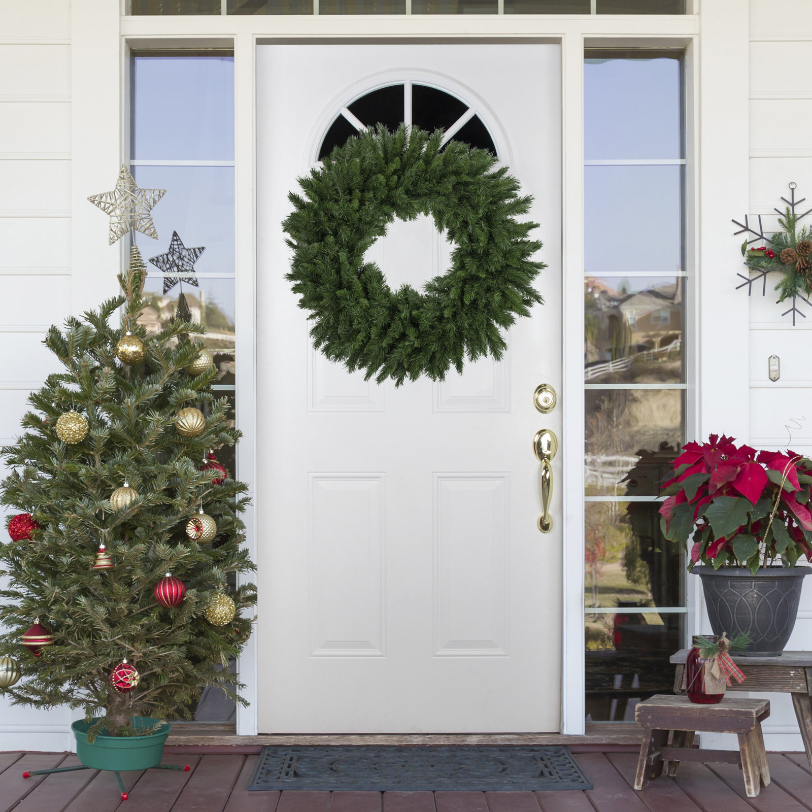 Wreath, 36" H x 36" W x 4" D