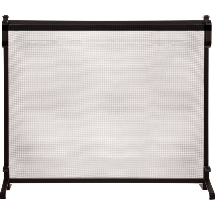 Winston Porter Brashaun 1 Panel Steel Fireplace Screen 