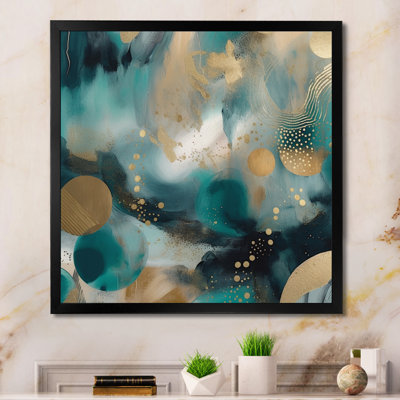 " Green Gold Marbled Meditations II "