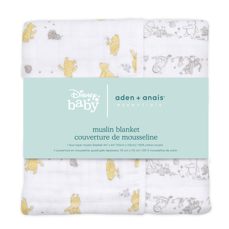 Couverture en mousseline, Winnie + Friends