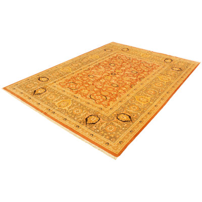 Ecarpetgallery One-of-a-kind Hand-knotted New Age Pako Persian Copper 10'3" X 13'9" Wool Area Rug