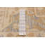 Tapis mamelouk gris noué à la main de conception unique 12 pi 1 po x 14 pi 8 po