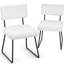 Chaise d'appoint rembourrée en velours Nikitia-967706645