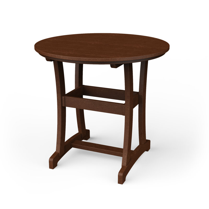 Table de bar Stella, H 42 po x l 42 po x P 42 po, Brun Tudor