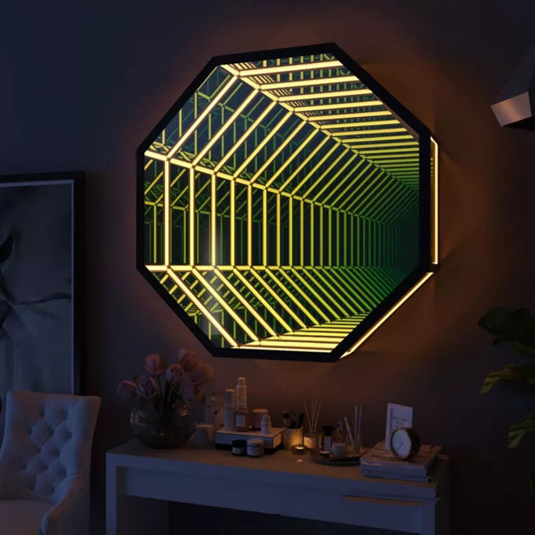 3D Octagon Infinity Mirror Light/Large