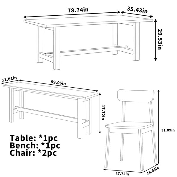 Dimensions du produit