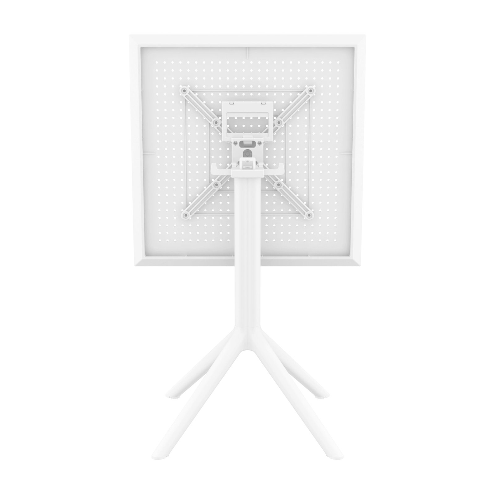 Farrah 24" Patio Bistro Set, White/Taupe