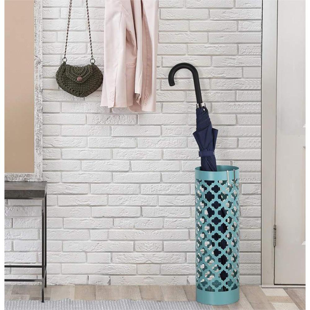 Porte-Parapluie ANGOLO 50 Cm - Acier Inoxydable Brossé - Design Solide Et Facile à Nettoyer