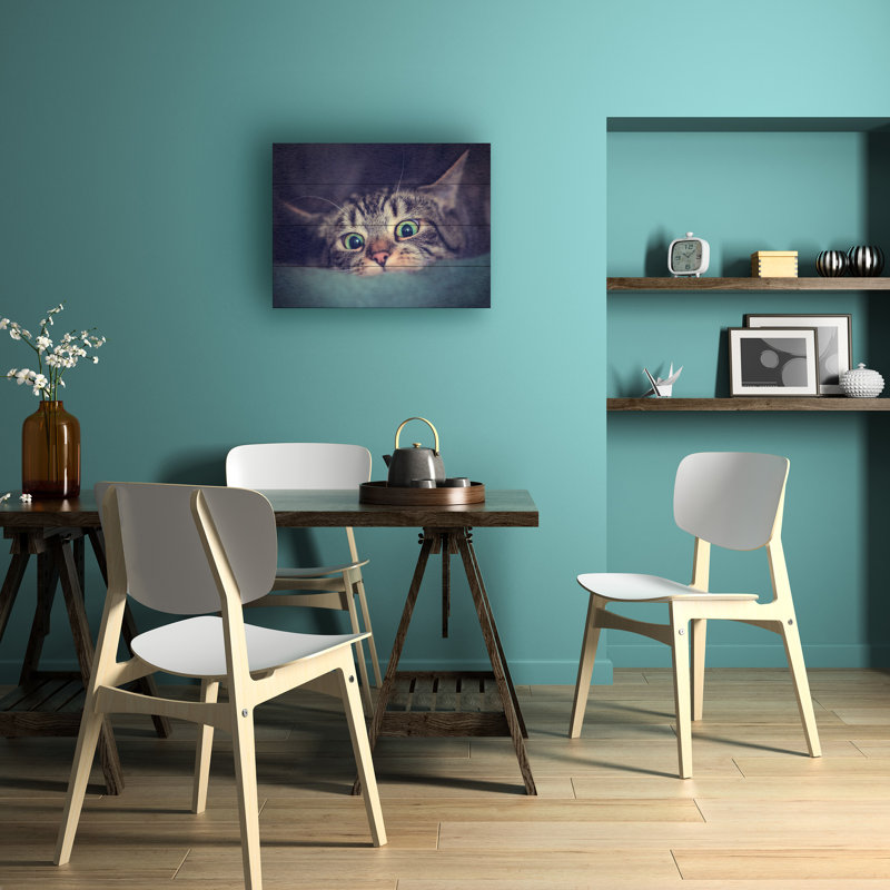 Art de lattes en bois Antun Wenner Braun HUNTER, H 12 po x l 16 po