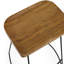 Angelinah Counter Stool with Metal Frame